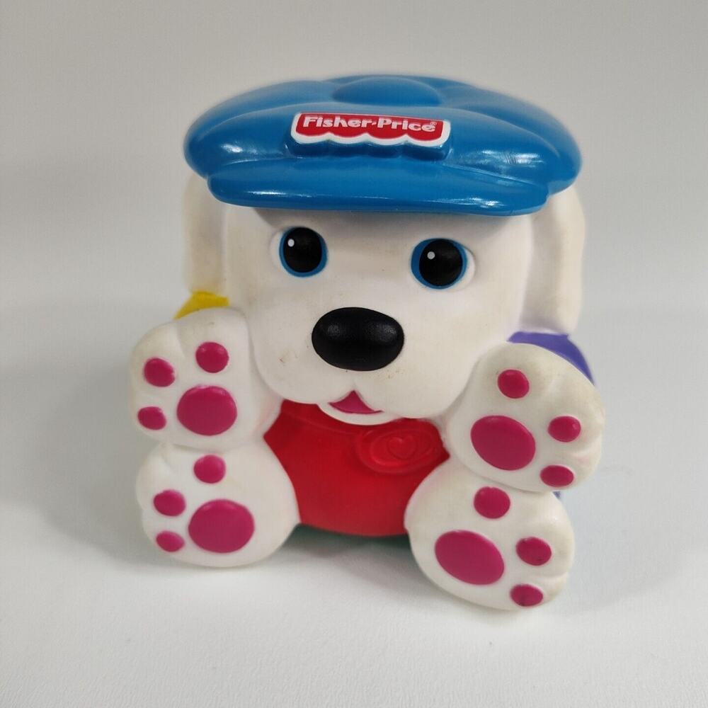1997 Mattel Fisher Price Roll Over Rover- Hard Plastic - Puppy Only‎